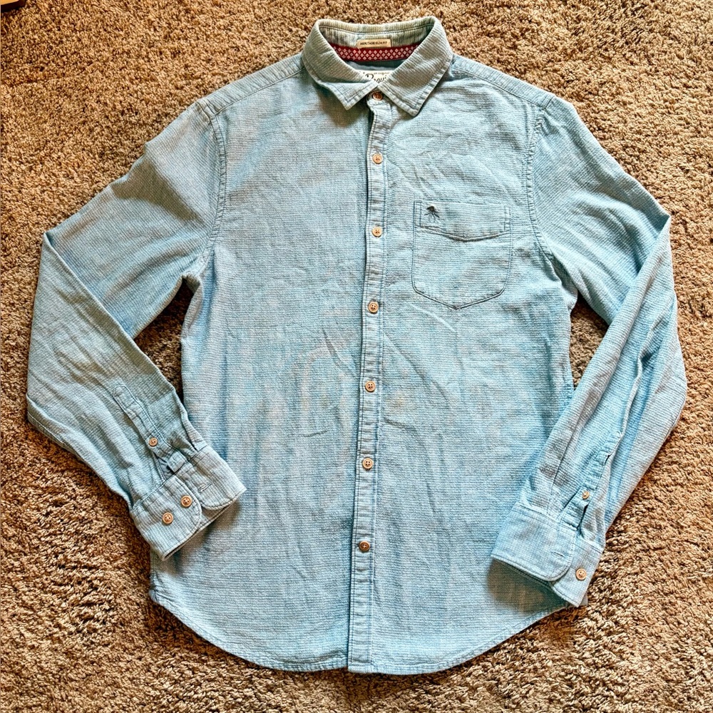Original Penguin Heritage Slim Fit Button Down Shirt 4A